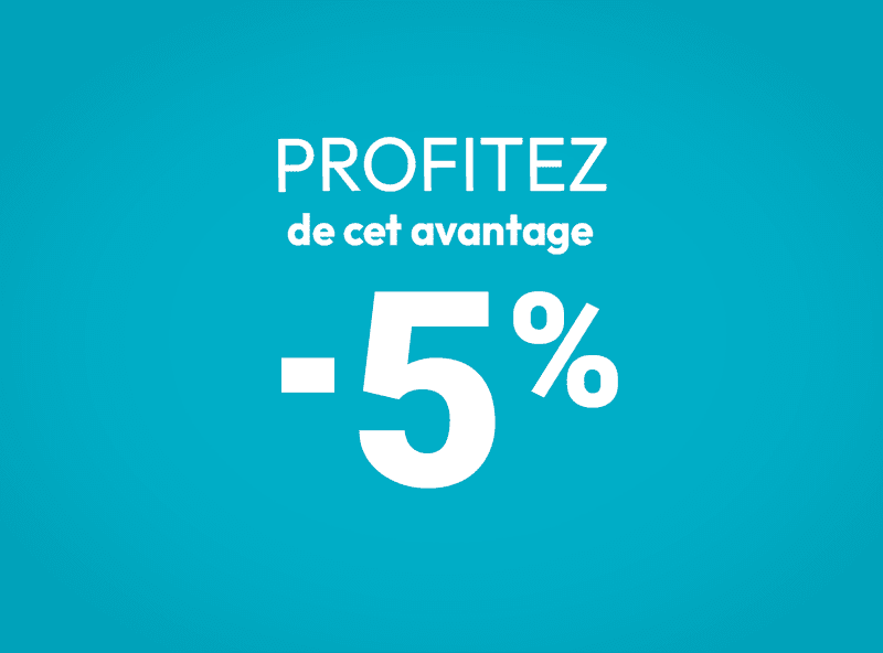 5% de remise directe